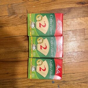 Coffee Filters #2 - Red, Green, and Gold